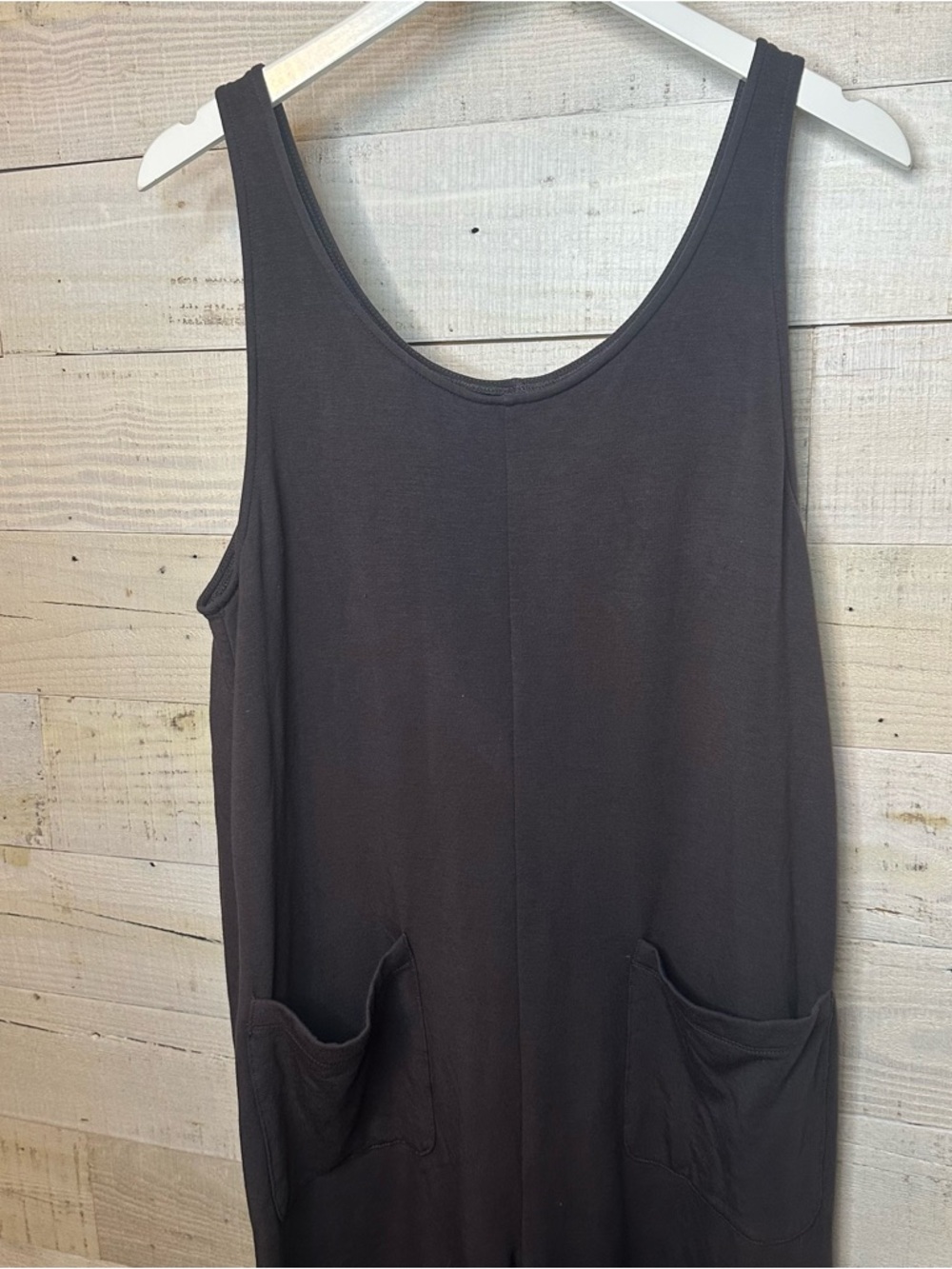 MWL by Madewell Broadway Jumpsuit Charcoal Grey Large - Picture 7 of 12
